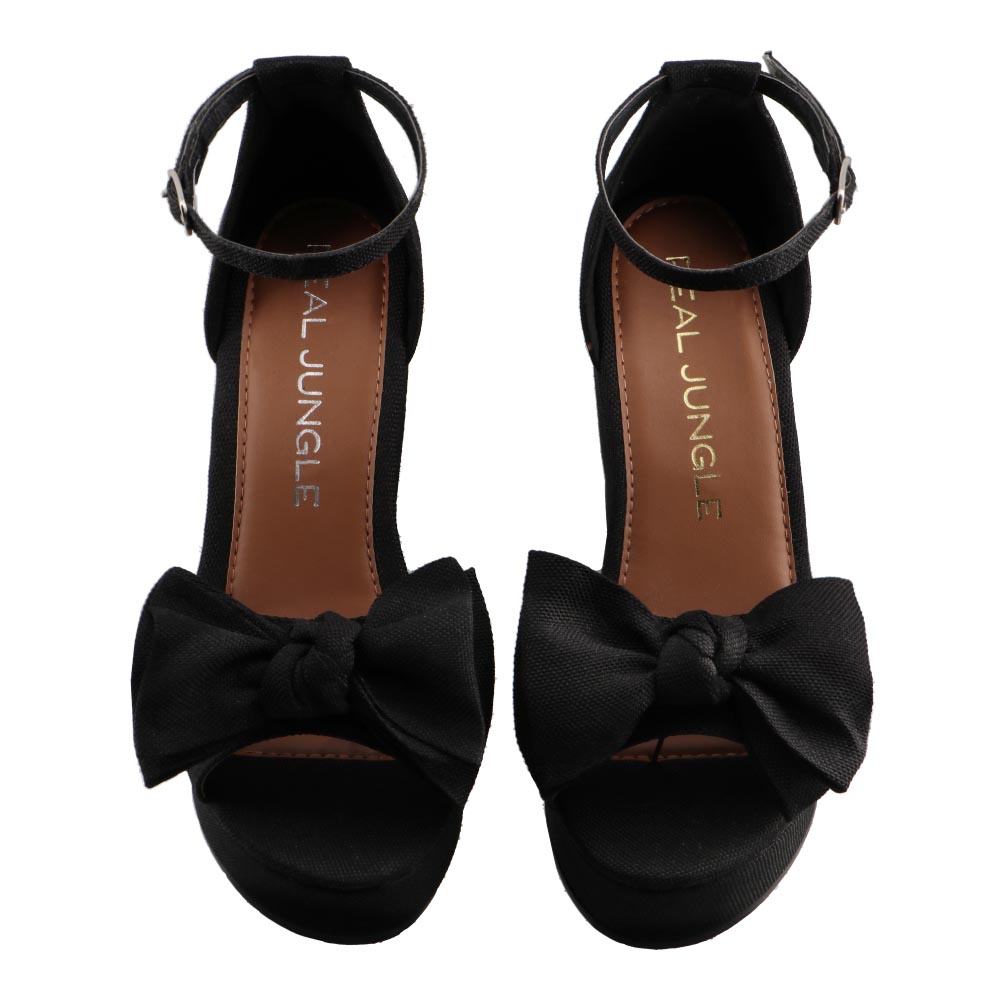 Foto 7 pulgar | Sandalias Real Jungle	21909 Negro Plataforma Dama Casual Talla 23 A 26 E