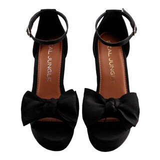 Foto 6 | Sandalias Real Jungle 21909 Negro Plataforma Dama Casual Talla 23 A 26 E