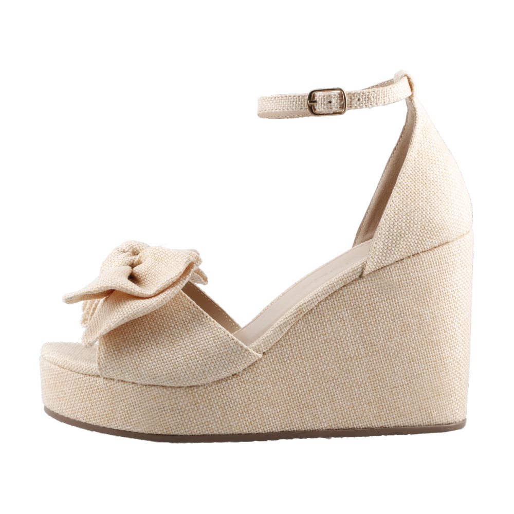 Foto 2 pulgar | Sandalia Real Jungle 21909 Natural Plataforma Casual Talla 23 A 26 E