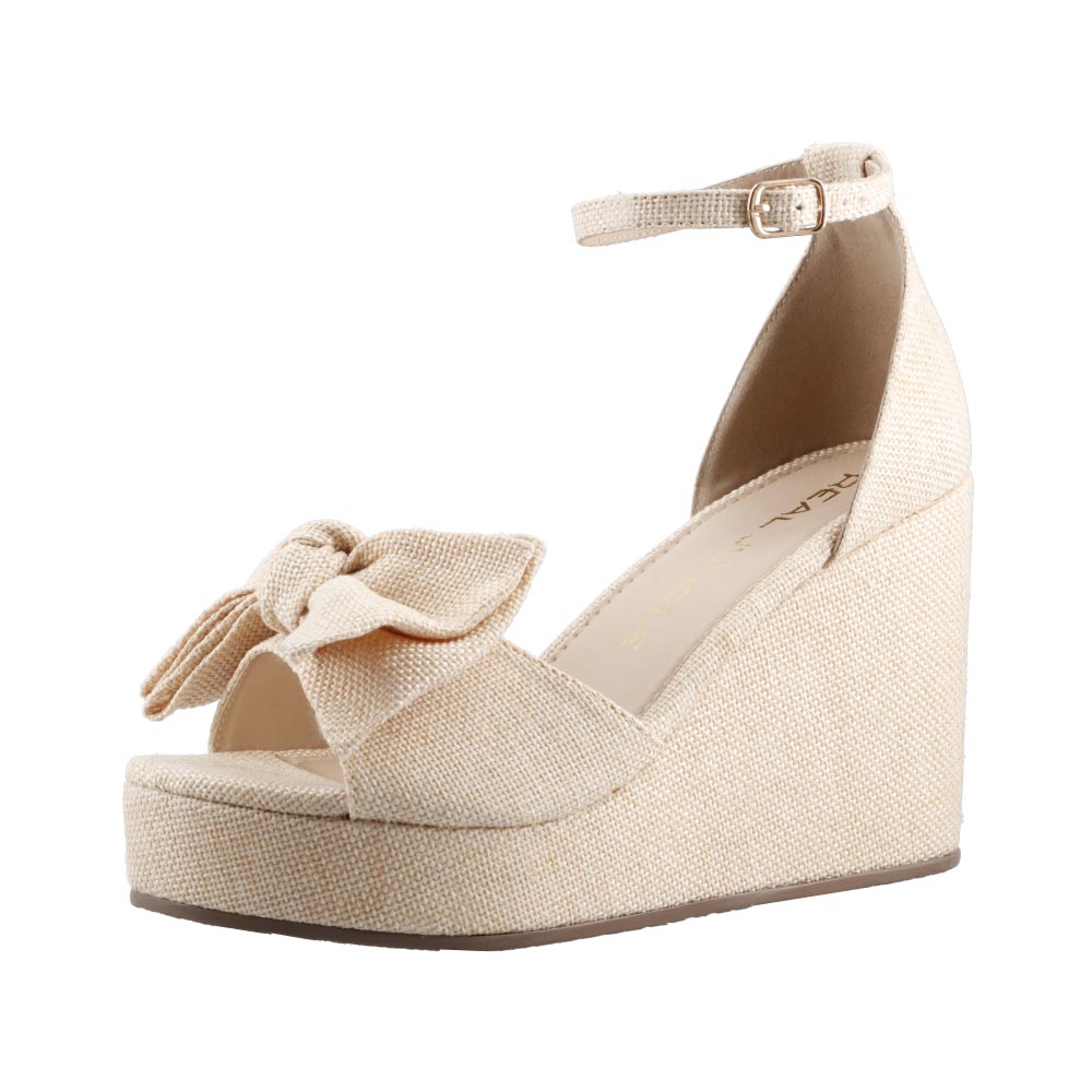 Foto 3 pulgar | Sandalia Real Jungle 21909 Natural Plataforma Casual Talla 23 A 26 E