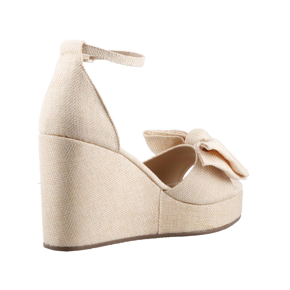 Foto 4 pulgar | Sandalia Real Jungle 21909 Natural Plataforma Casual Talla 23 A 26 E