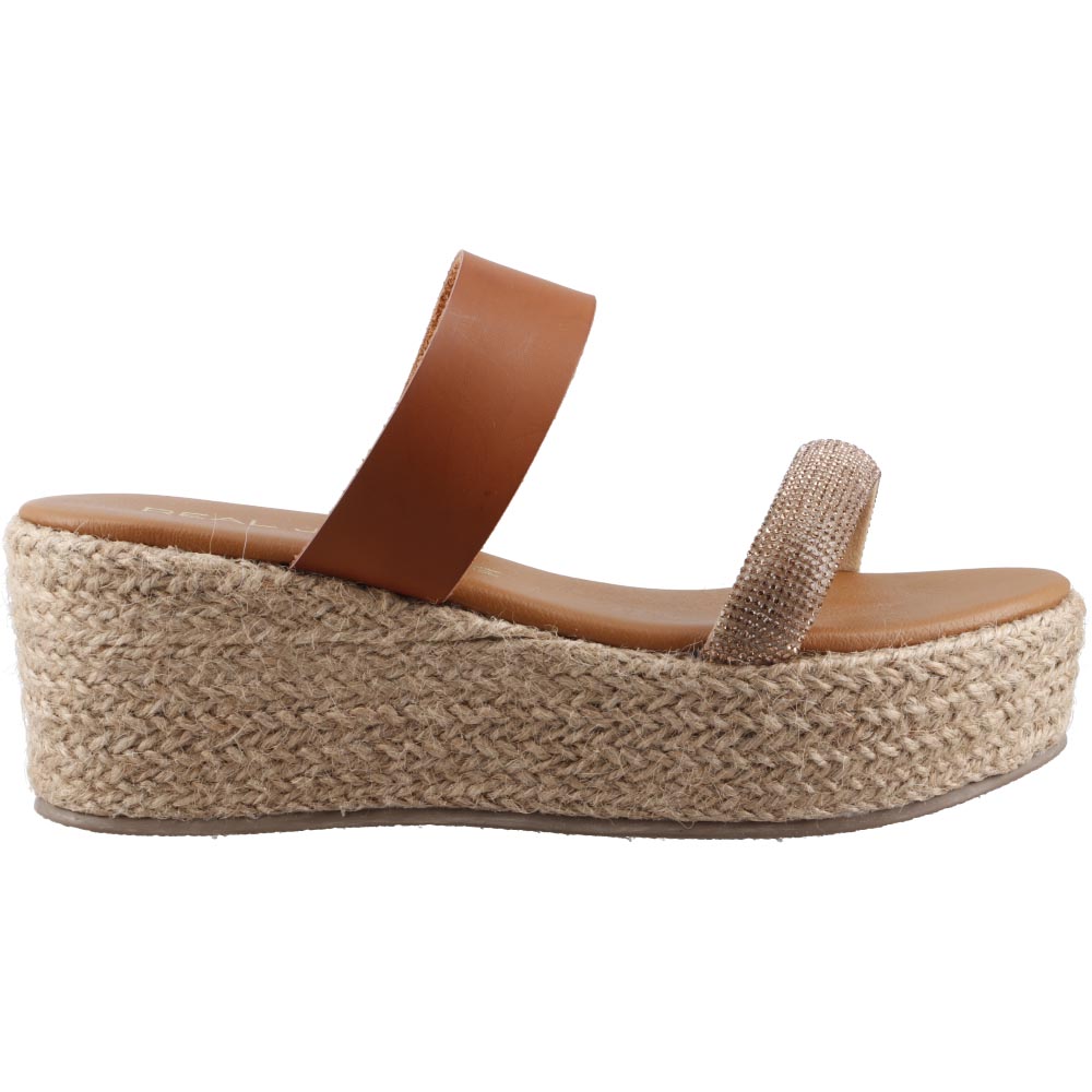 Foto 2 pulgar | Sandalias Real Jungle	12319 Ladrillo Plataforma Dama Casual Talla 23 A 26 E
