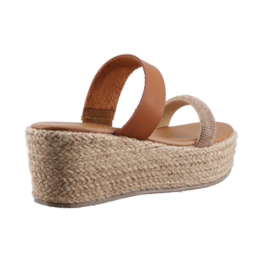 Foto 4 pulgar | Sandalias Real Jungle	12319 Ladrillo Plataforma Dama Casual Talla 23 A 26 E