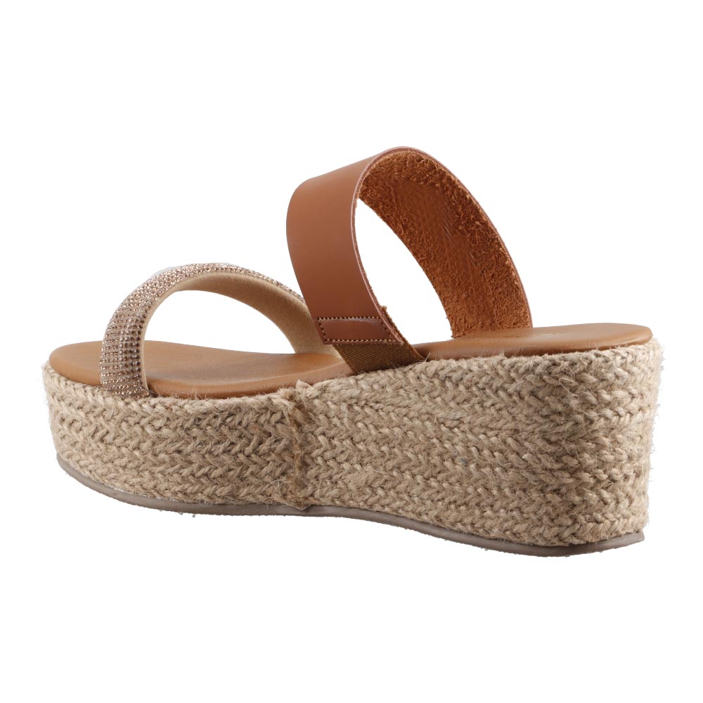 Foto 5 pulgar | Sandalias Real Jungle	12319 Ladrillo Plataforma Dama Casual Talla 23 A 26 E