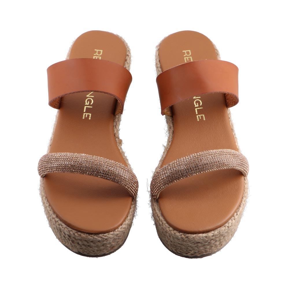 Foto 7 pulgar | Sandalias Real Jungle	12319 Ladrillo Plataforma Dama Casual Talla 23 A 26 E