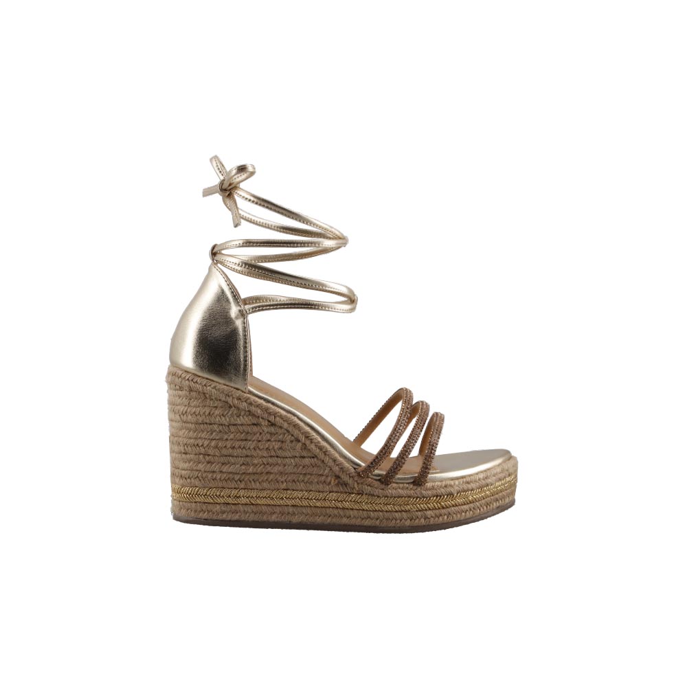 Foto 2 pulgar | Sandalias Real Jungle	21908 Platina Plataforma Dama Casuales Talla 23 A 26 E