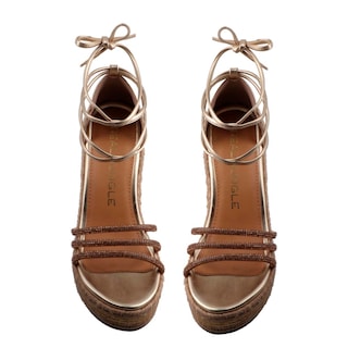 Foto 6 | Sandalias Real Jungle 21908 Platina Plataforma Dama Casuales Talla 23 A 26 E