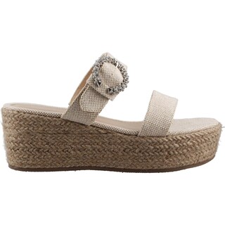 Foto 1 | Sandalias Real Jungle 12318 Natural Dama Tacon Corrido Plataforma Talla 23 A 26 E