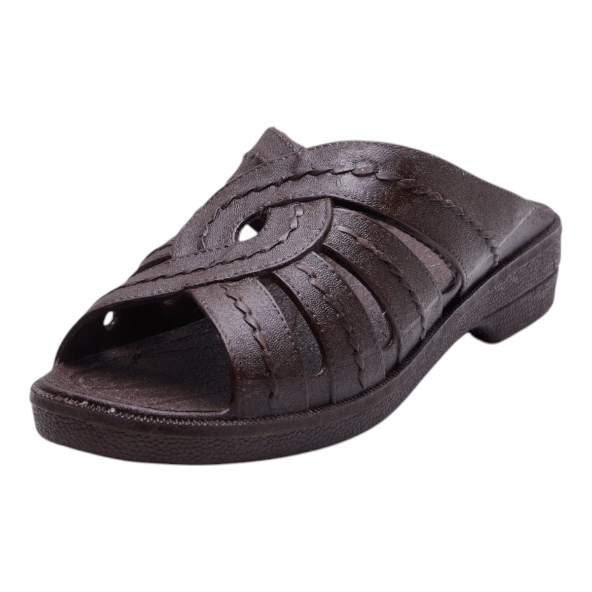 Sandalias Calzado Watanabe Color Café Cruzadas Costuras