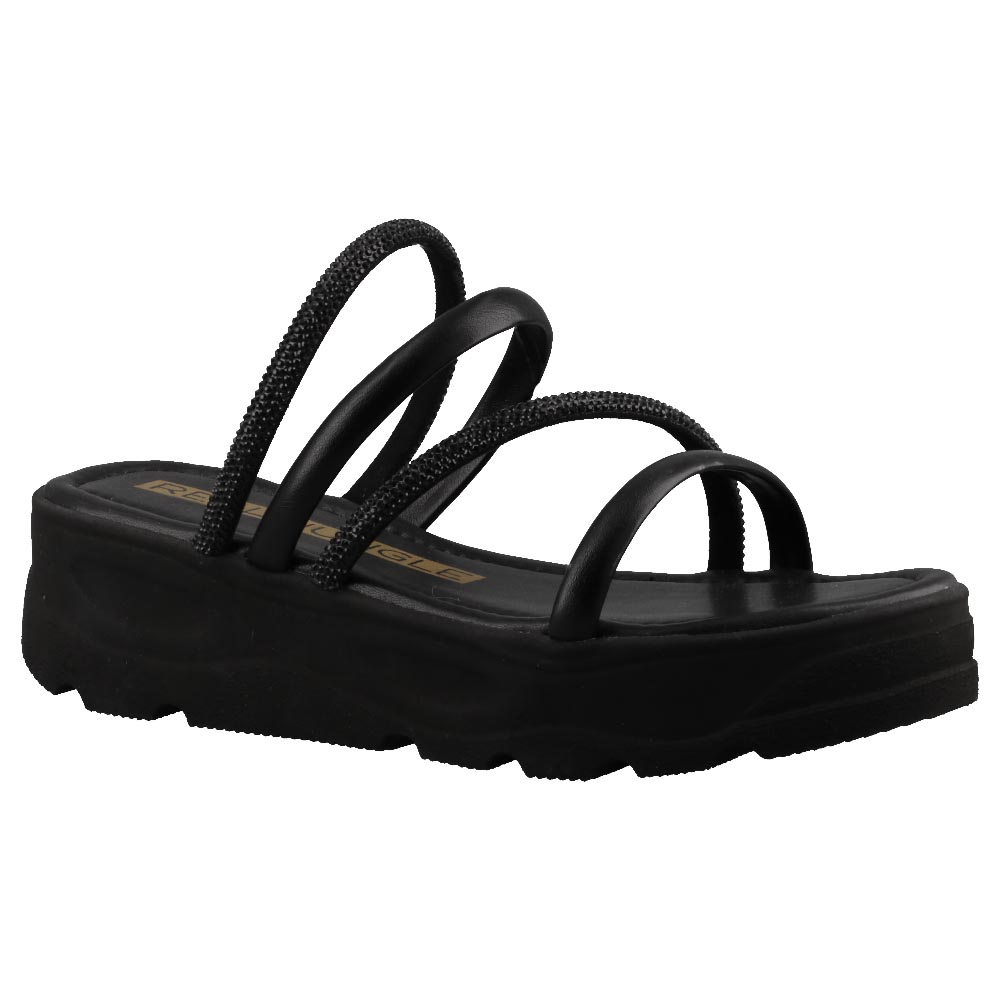 Foto 3 pulgar | Sandalia Real Jungle 3000 Negro Dama Sandalia Casual Talla 23 A 26 E