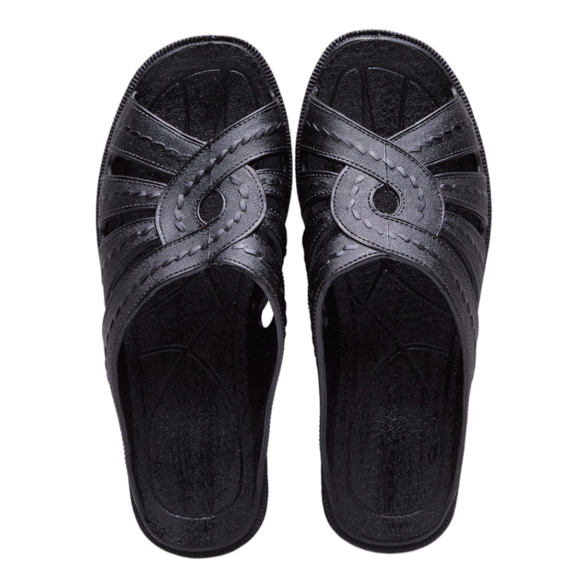 Foto 5 pulgar | Sandalias Calzado Watanabe Color Negro Cruzadas Costuras