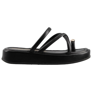 Foto 1 | Sandalia Real Jungle 2004 Negro Dama Casual Piso Talla 23 A 26 E