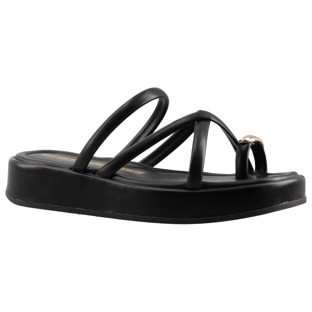 Foto 3 pulgar | Sandalia Real Jungle 2004 Negro Dama Casual Piso Talla 23 A 26 E