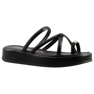 Foto 2 | Sandalia Real Jungle 2004 Negro Dama Casual Piso Talla 23 A 26 E