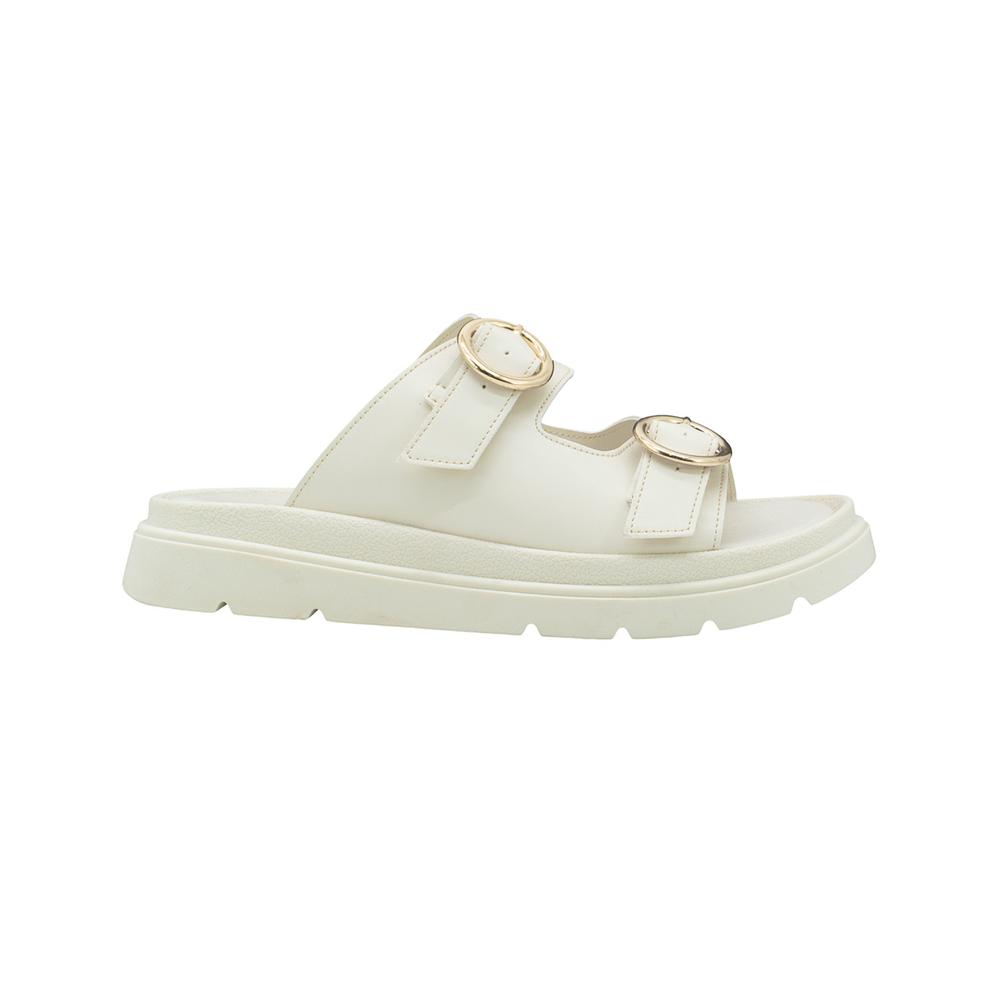 Foto 4 | Sandalia Para Mujer Doble Hebilla Casual Moda Color Late Beige