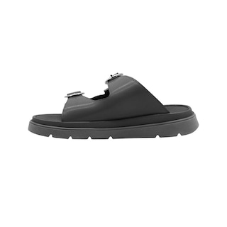 Foto 2 | Sandalia Para Mujer Doble Hebilla Color Negro Antiderrapante Negro