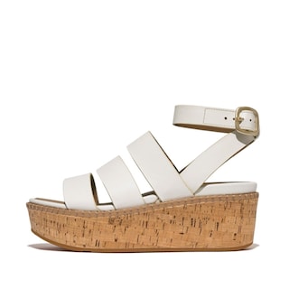 Foto 2 | Sandalias Fitflop F-mode Con Hebilla Shimmerlux, Planas, Negras, Para Mujer - Venta Internacional.