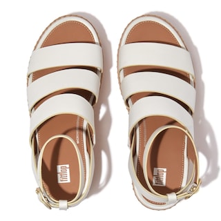 Foto 3 | Sandalias Fitflop F-mode Con Hebilla Shimmerlux, Planas, Negras, Para Mujer - Venta Internacional.