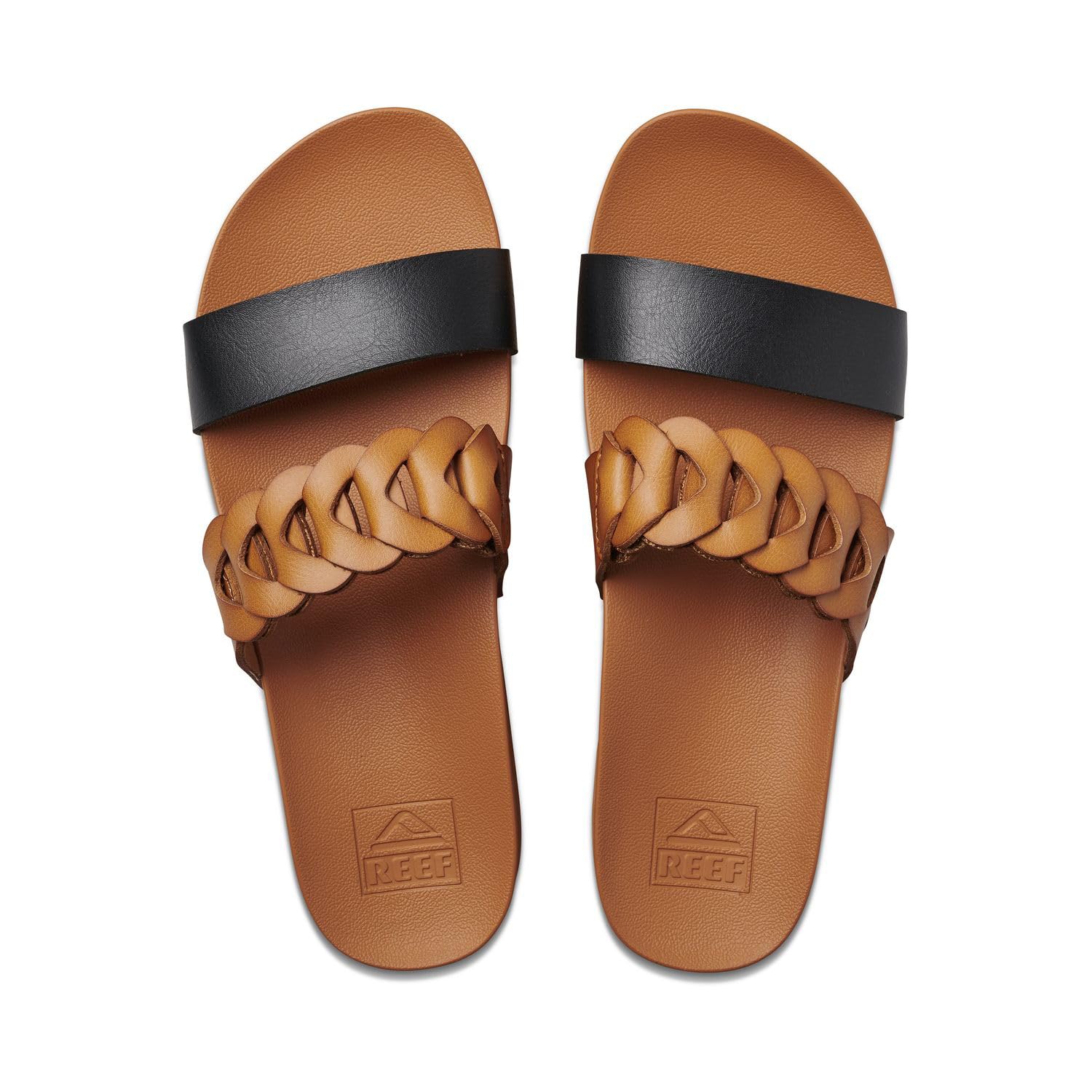Foto 3 pulgar | Sandalia Reef Cushion Vista Hi Twist Para Mujer, Color Coñac/negro 8.5 - Venta Internacional.