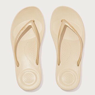 Foto 3 | Flip Flop Fitflop Iqushion Flip Flop-flop-flop Para Mujer, Color Dorado - Venta Internacional.