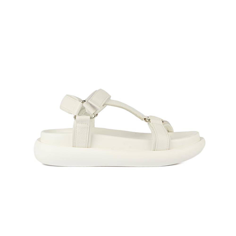 Foto 2 pulgar | Sandalia Plataforma Confort Casual Para Mujer Walki Gema Blanco