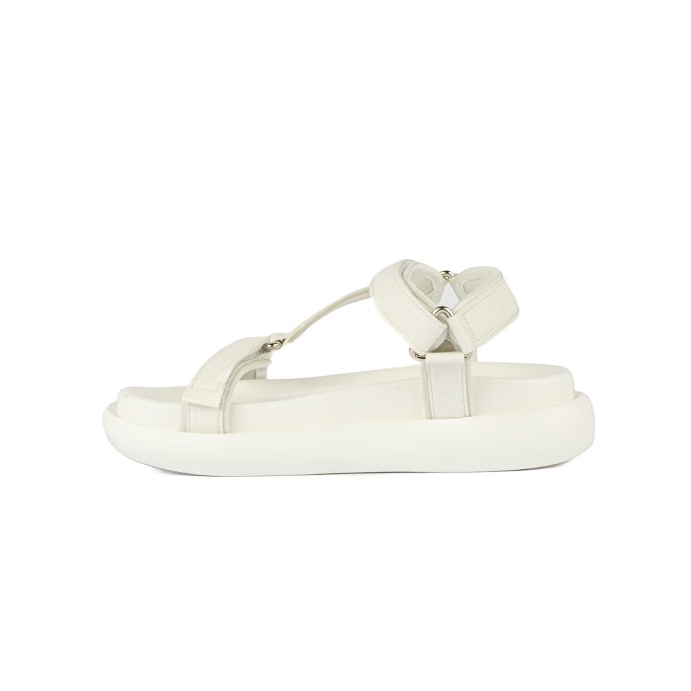 Foto 4 pulgar | Sandalia Plataforma Confort Casual Para Mujer Walki Gema Blanco