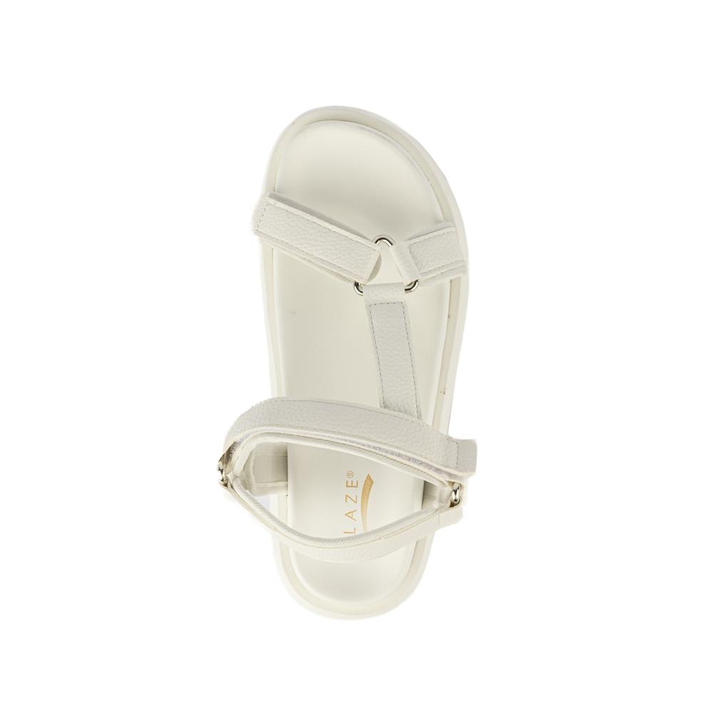 Foto 5 pulgar | Sandalia Plataforma Confort Casual Para Mujer Walki Gema Blanco