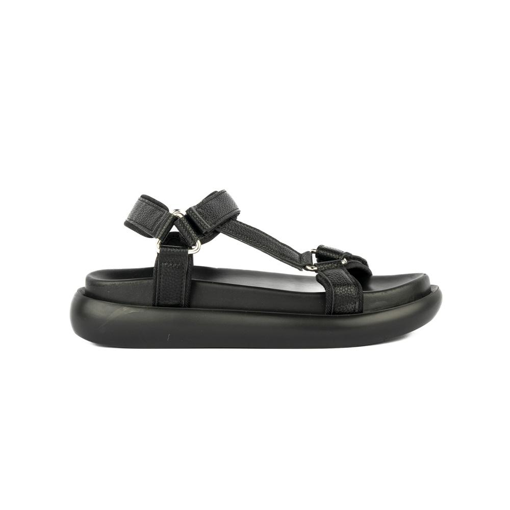 Foto 2 pulgar | Sandalia Plataforma Confort Casual Para Mujer Walki Gema Negro