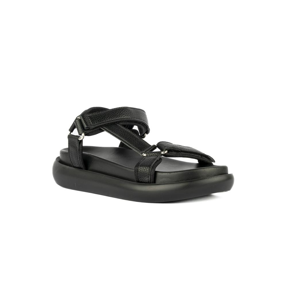 Foto 3 pulgar | Sandalia Plataforma Confort Casual Para Mujer Walki Gema Negro