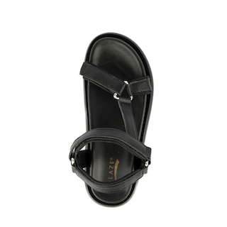 Foto 4 | Sandalia Plataforma Confort Casual Para Mujer Walki Gema Negro