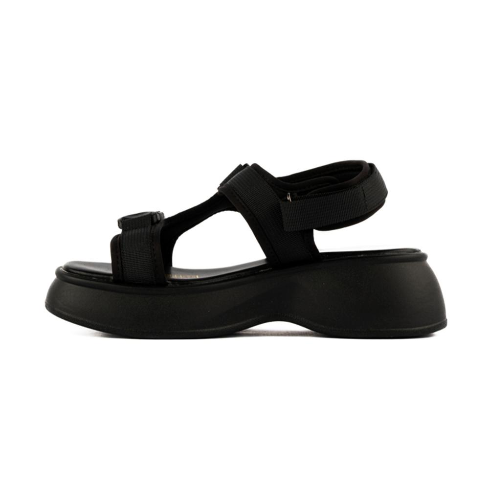 Foto 3 pulgar | Sandalia Plataforma Chunky Moda Para Mujer Walki Lucero Negro