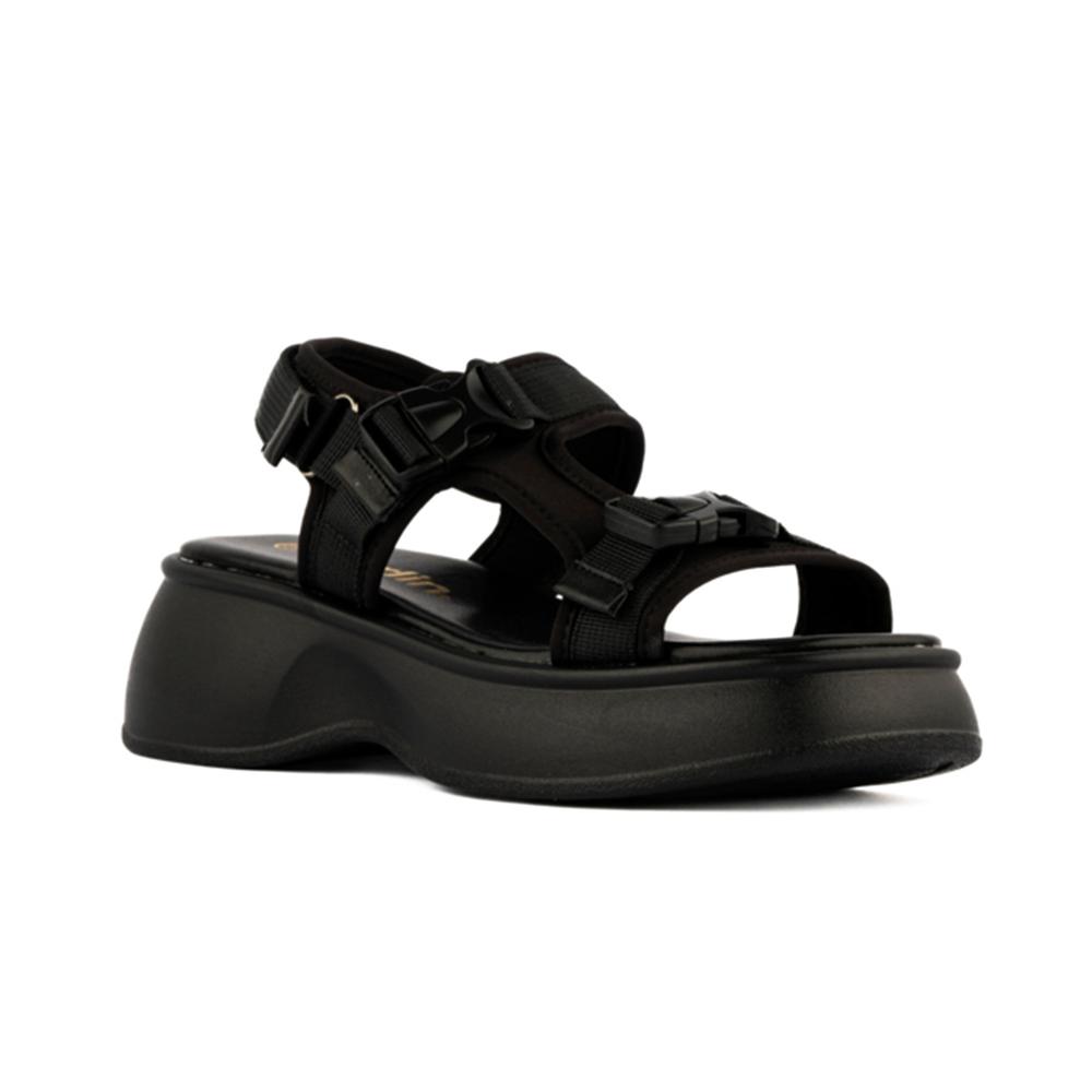 Foto 4 pulgar | Sandalia Plataforma Chunky Moda Para Mujer Walki Lucero Negro