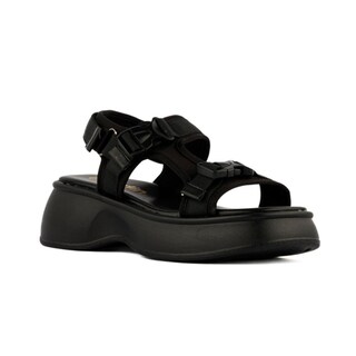 Foto 3 | Sandalia Plataforma Chunky Moda Para Mujer Walki Lucero Negro
