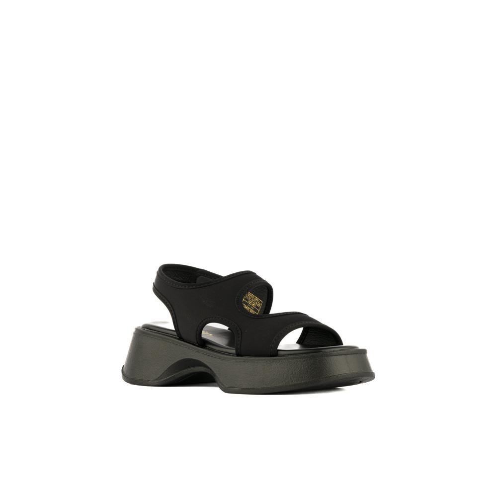 Foto 1 | Sandalia Plataforma Chunky Moda Para Mujer Walki Fabiana Negro