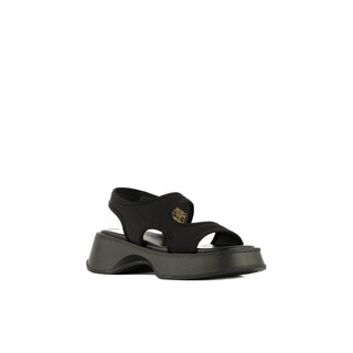 Foto 1 | Sandalia Plataforma Chunky Moda Para Mujer Walki Fabiana Negro