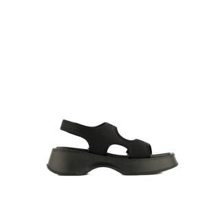 Foto 2 | Sandalia Plataforma Chunky Moda Para Mujer Walki Fabiana Negro