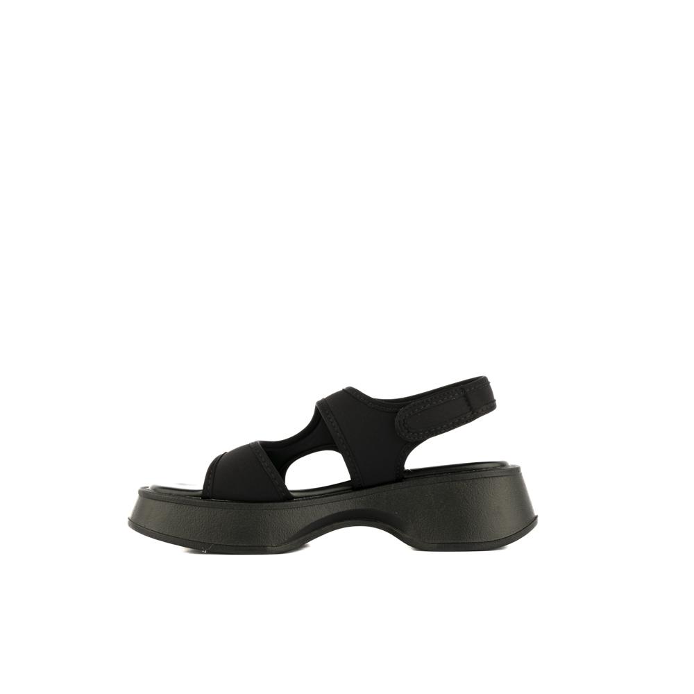 Foto 4 pulgar | Sandalia Plataforma Chunky Moda Para Mujer Walki Fabiana Negro