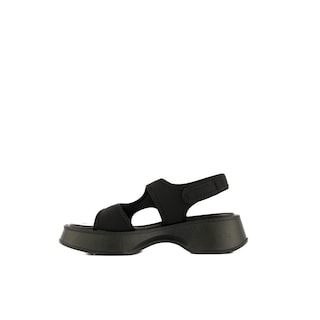 Foto 3 | Sandalia Plataforma Chunky Moda Para Mujer Walki Fabiana Negro