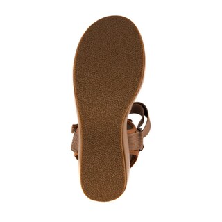 Foto 6 | Plataforma Alpargata Moda 10cm Para Mujer Walki Florencia Cafe