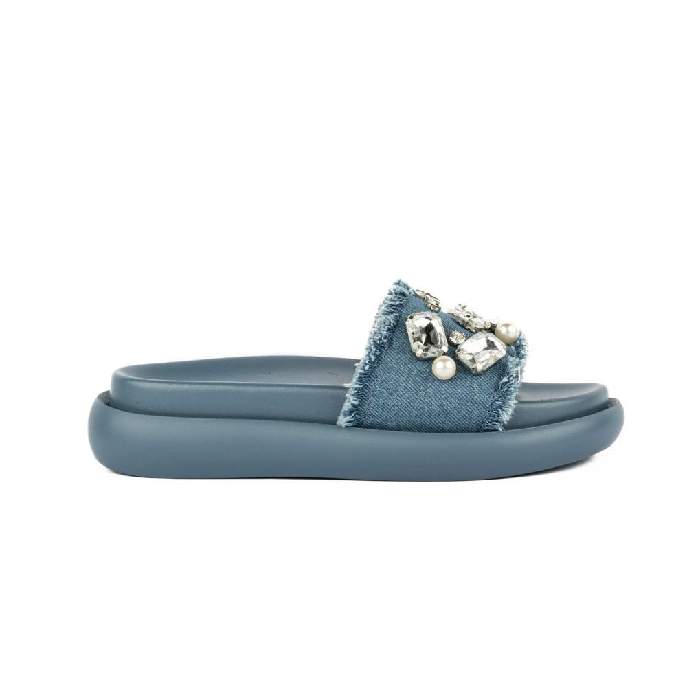 Foto 2 pulgar | Sandalia Plataforma Confort Casual Para Mujer Walki Chantal Azul