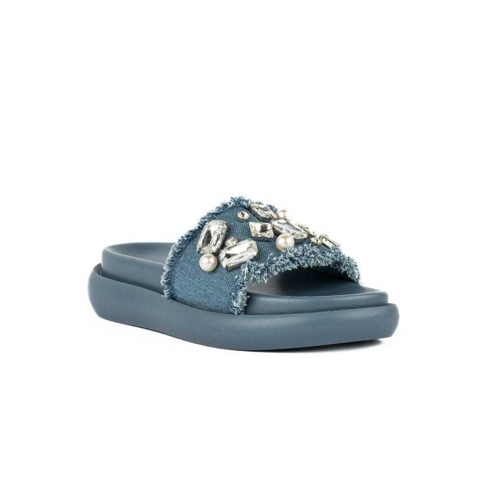 Foto 3 pulgar | Sandalia Plataforma Confort Casual Para Mujer Walki Chantal Azul