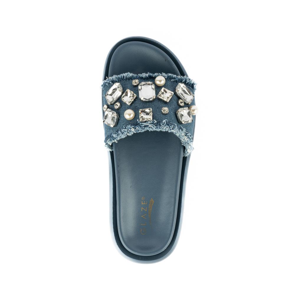 Foto 5 pulgar | Sandalia Plataforma Confort Casual Para Mujer Walki Chantal Azul