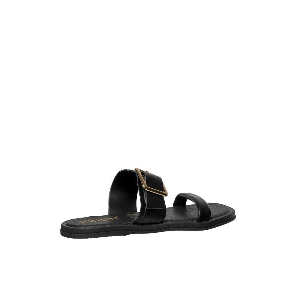 Foto 4 pulgar | Sandalia Kipon Mujer Piso Elegante Negro