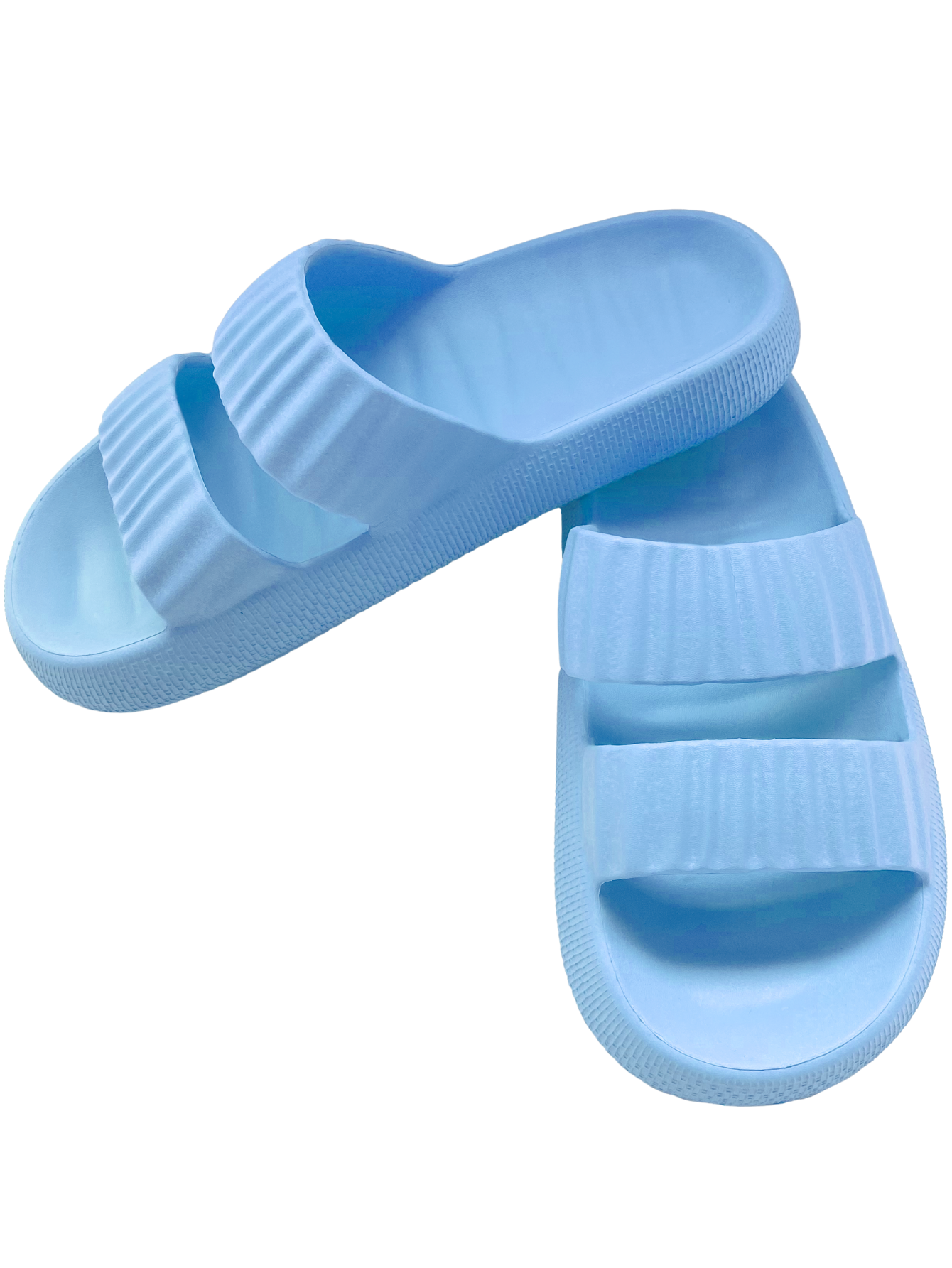 Foto 2 pulgar | Sandalias Para Mujer Para Alberca O Playa Sand-1010 Azul Sponch Antideslizante