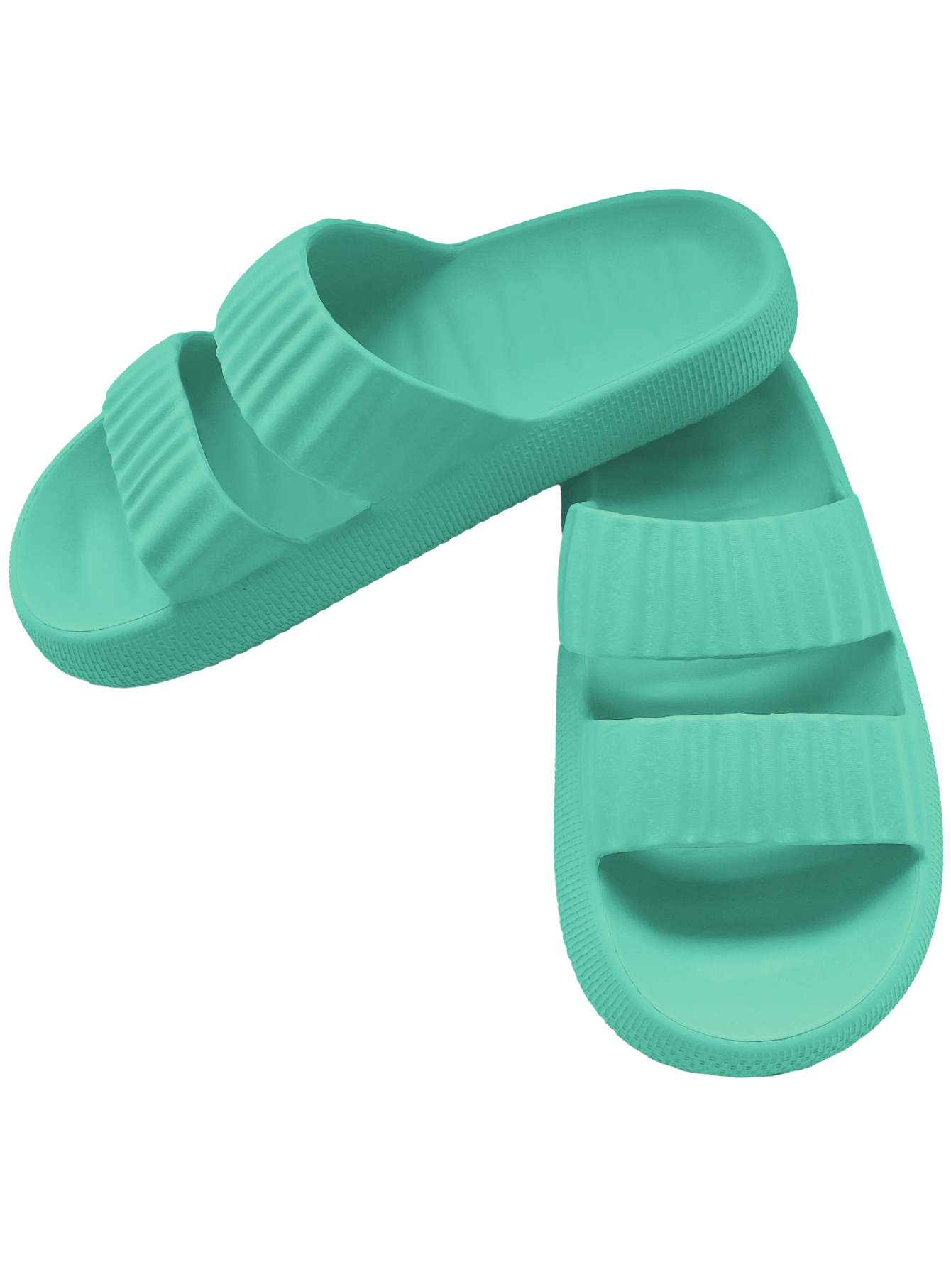 Foto 2 pulgar | Sandalias Para Mujer Para Alberca O Playa Sand-1010 Verde Menta Sponch Antideslizante