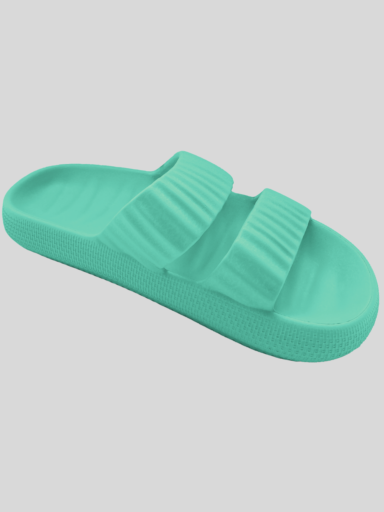 Foto 6 pulgar | Sandalias Para Mujer Para Alberca O Playa Sand-1010 Verde Menta Sponch Antideslizante