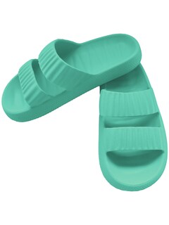 Foto 1 | Sandalias Para Mujer Para Alberca O Playa Sand-1010 Verde Menta Sponch Antideslizante