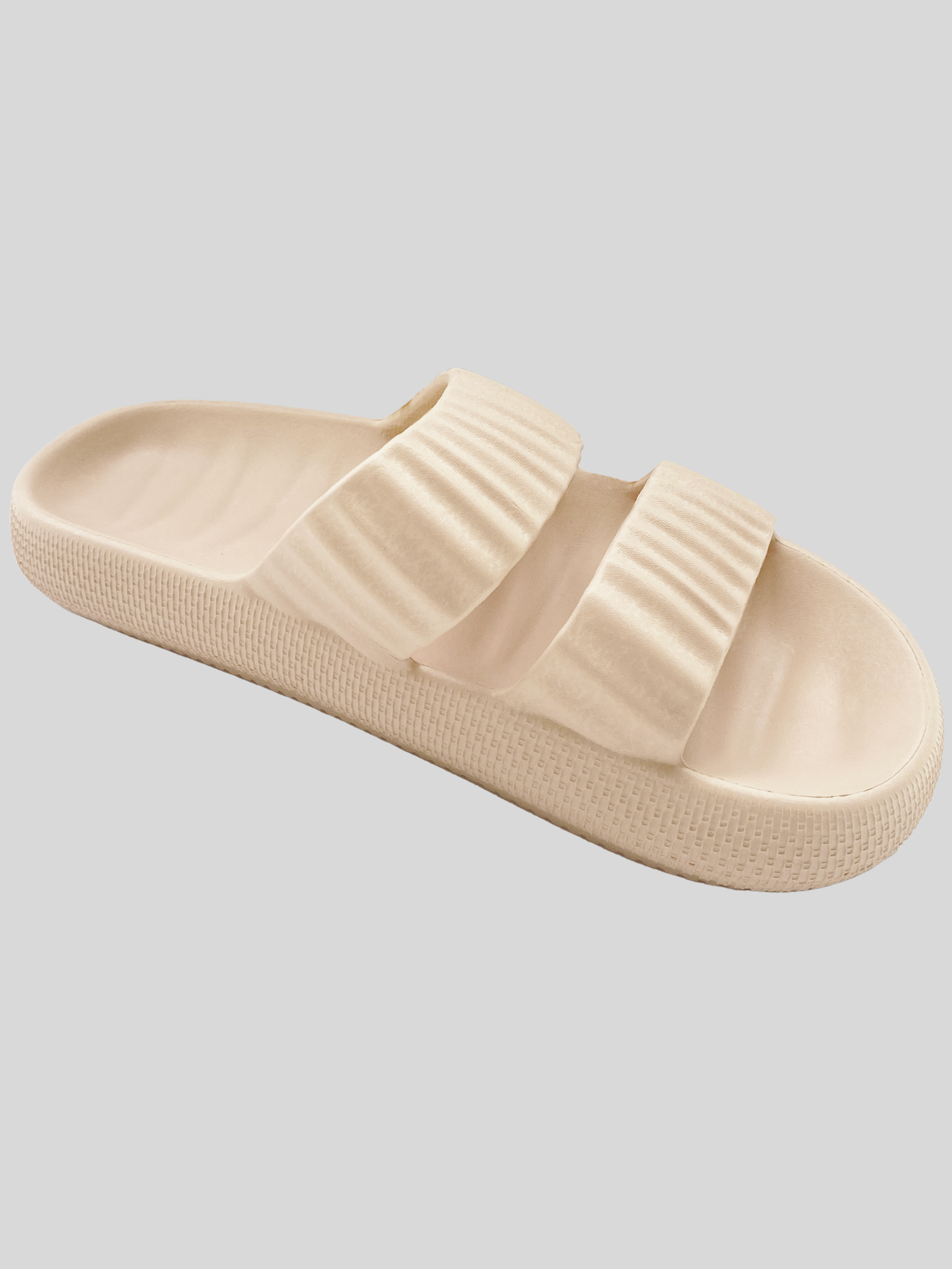 Foto 6 pulgar | Sandalias Para Mujer Para Alberca O Playa Sand-1010 Beige Sponch Antideslizante