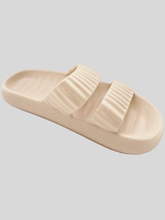Foto 5 | Sandalias Para Mujer Para Alberca O Playa Sand-1010 Beige Sponch Antideslizante