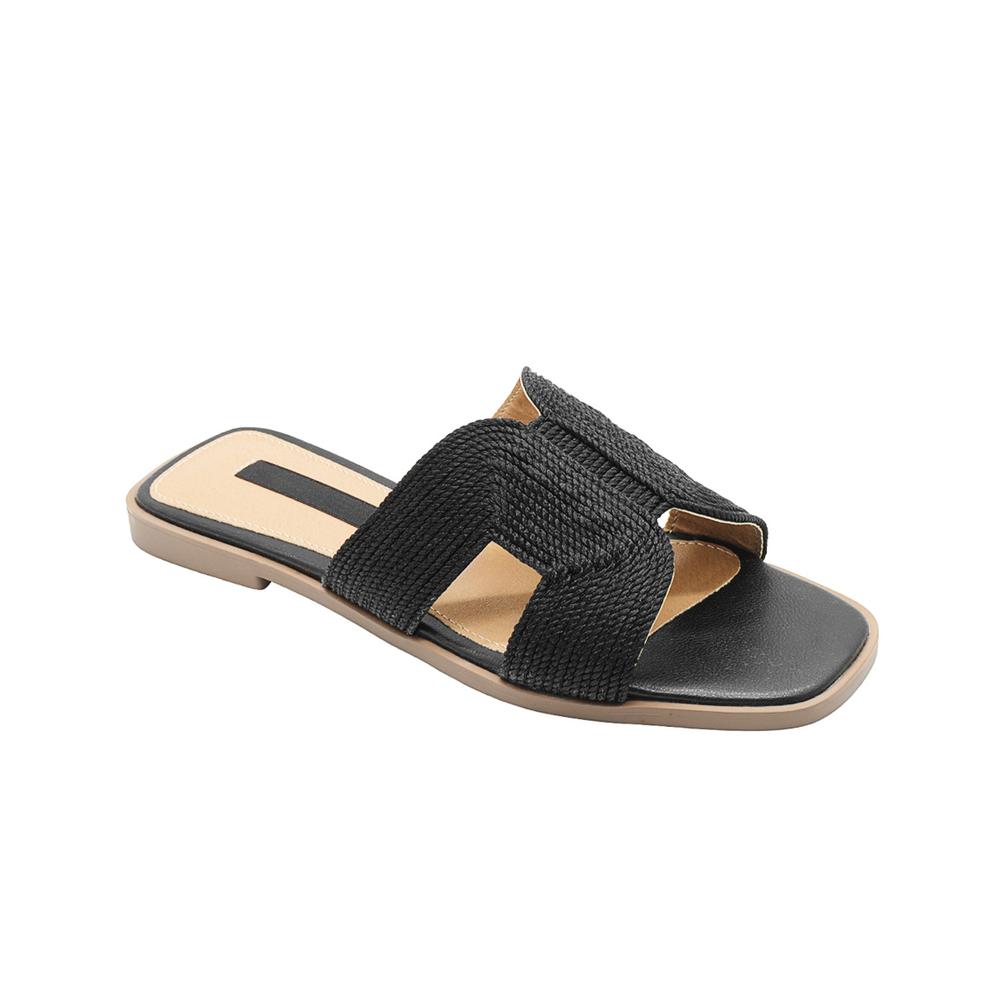 Sandalia Verano Para Dama Salamandra Ligeras Color Negro Negro